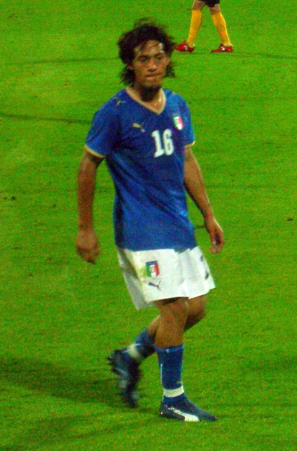 Mauro Camoranesi em partida pela seleção da Itália