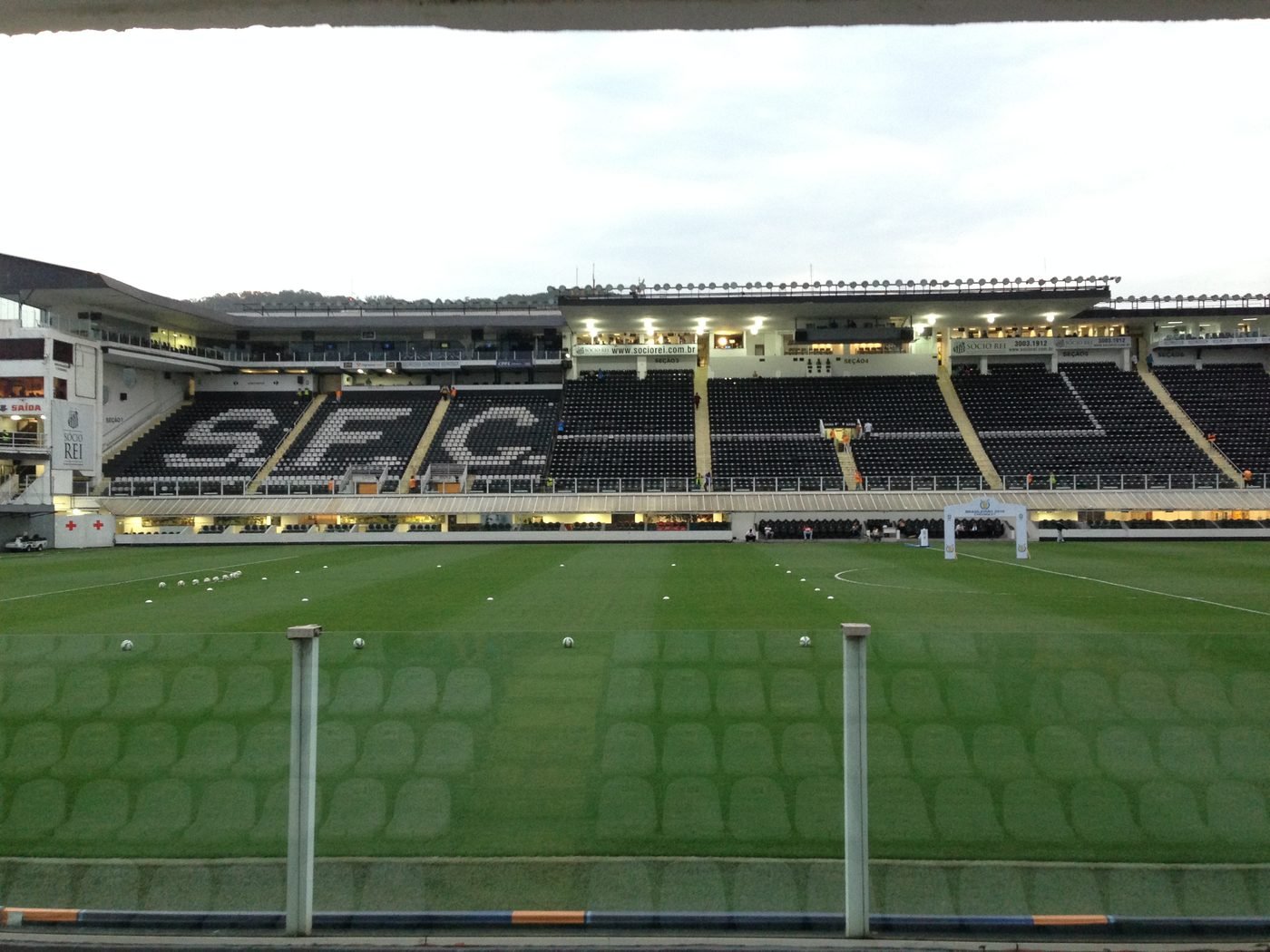 Estádio Urbano Caldeira, a Vila Belmiro, casa do Santos
