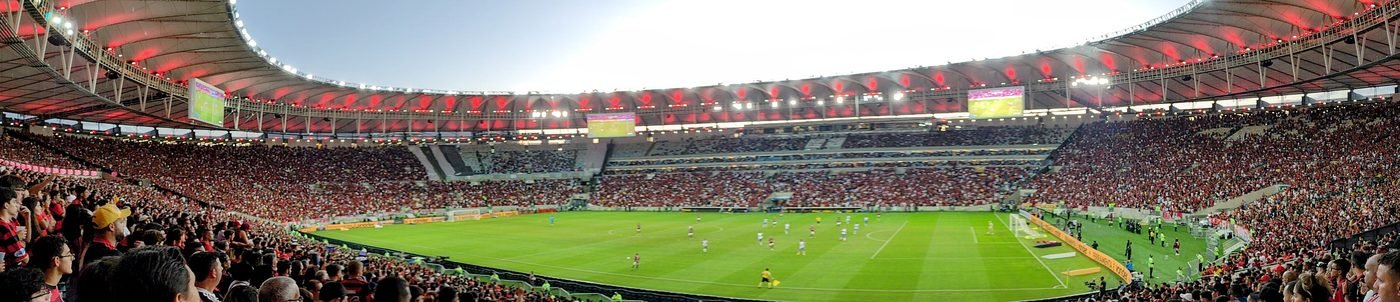 Vista do Estádio do Maracanã, um dos palcos da Copa do Brasil